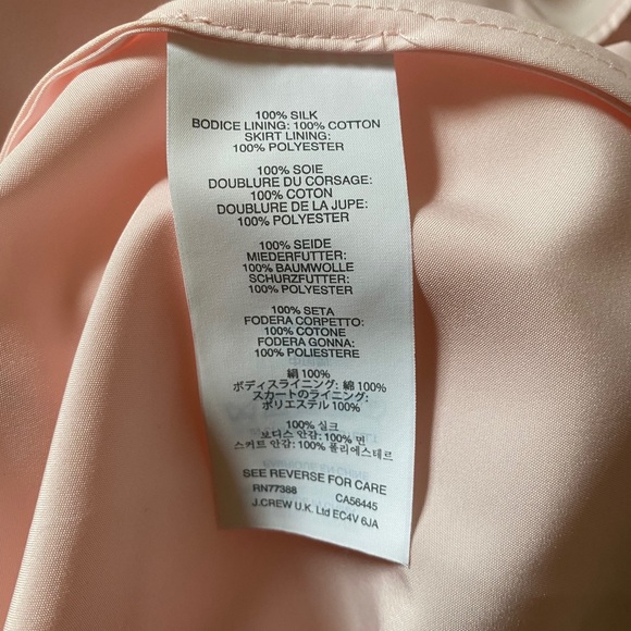 J Crew Nadia silk chiffon dress in dusty rose - Picture 8 of 8